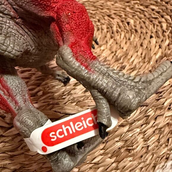 Schleich Am Limes 69 Rex Dinosaur Blue / Red Moveable Jaw - 73527 - NWT - Picture 8 of 10